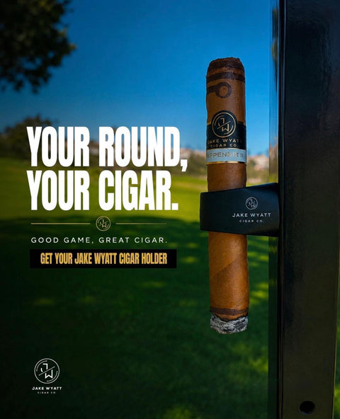 Jake Wyatt - Golf Cart Magnetic Cigar Holder